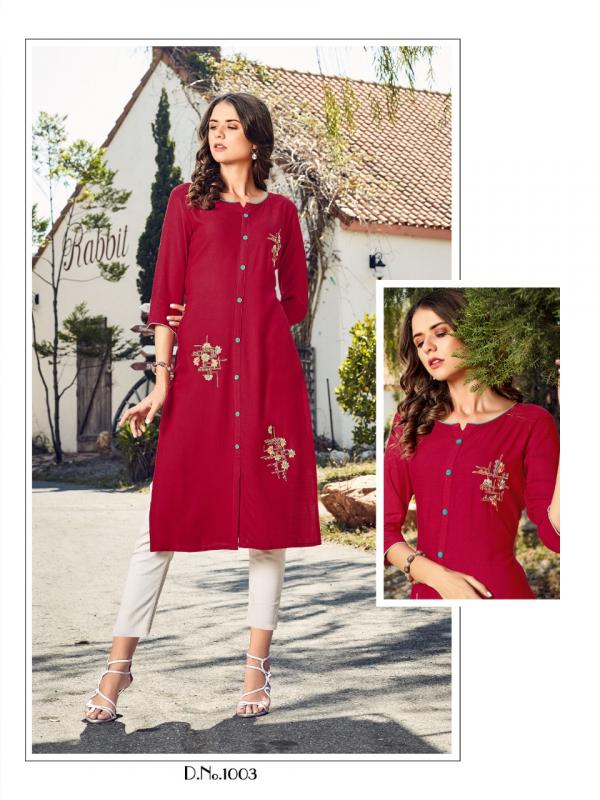 Baanvi Marigold 1-Rayon-Kurti